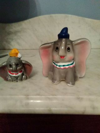 Two Vintage Dumbo Elephants Walt Disney Japan