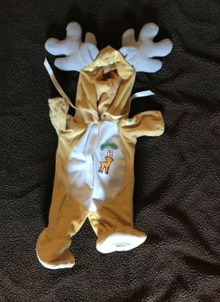 Cabbage Patch Kids Vintage Deer Outfit For 16 - 18” Dolls Costume