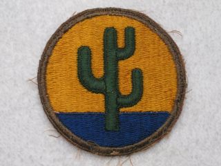 Us Army Wwii 103rd Infantry Division Great Looking Worn Vintage Patch