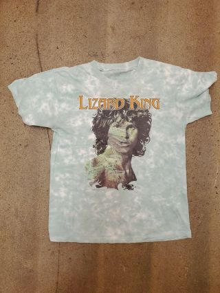 Vintage The Doors Jim Morrison Lizard King Tie Dye T Shirt Lizard Graphic 2000 M
