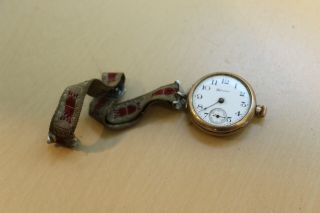 Antique Vintage Hampden Gold Filled Pocket Watch For Restoration