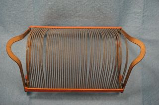 Vintage Lyric Numbered 50 Record Holder 45 RPM Wire Rack Stand 3