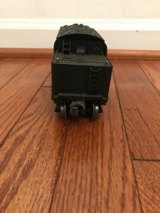 Vintage Post War 1946 - 49 Lionel Trains Early Coal Tender 2466WX 2
