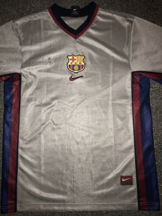 Barcelona Away Shirt 1999/00 Medium Rare And Vintage
