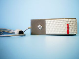 Vintage Telefunken Td25 Microphone Dynamic Cardoid Mic.  Mikrofon Made In Germany