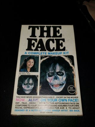 Vintage The Face A Complete Makeup Kit 1978 The Skull Face Barry Koper
