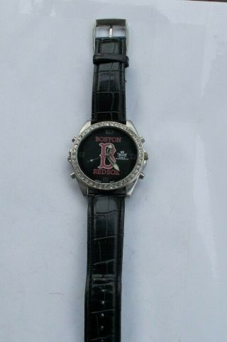 Vintage Ice Trophy Boston Red Sox Mlb Baseball Double Face Side Watch Men 