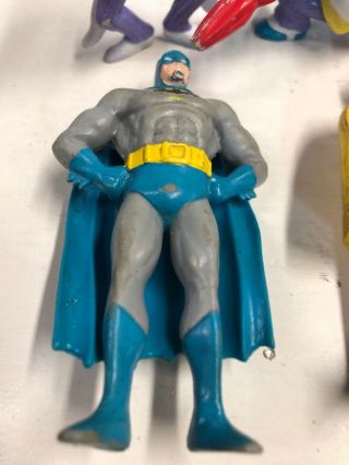 Vintage 1989 DC Applause Batman and Robin Penguin Joker PVC Figures RARE M5 4