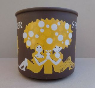 Vintage 1970s Hornsea Pottery Month Love Mug September Young Lovers - Townsend