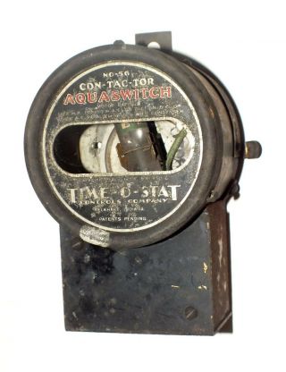 Vintage Aquaswitch Con - Tac - Tor 56 Mercury Switch Time - O - Stat Controls Rare