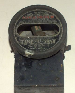 Vintage AQUASWITCH Con - tac - tor 56 Mercury Switch Time - O - Stat Controls RARE 2