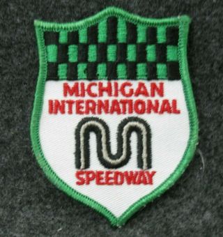 Vintage 1960s - 1970s Michigan International Speedway Patch Car Racing