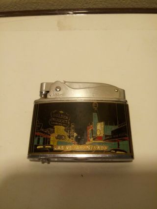 Vintage Pengiun Pocket Lighter Las Vegas Golden Nugget/ Horseshoe Craps