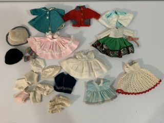 Vintage Doll Dresses And Other Items For Small Doll