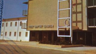 Vintage Postcard First Baptist Church Fort Walton Beach Florida FL 2