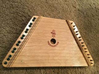 Nepenenoyka Dulcimer Wooden Lap Harp Music Maker Musical Instrument Russian Vtg