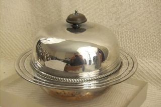Vintage Adie Brothers Ltd Silver Plated English Breakfast Muffin Warmer