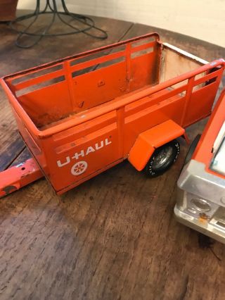 VINTAGE 1961 Nylint U - HAUL Econoline Pickup Metal Pressed Truck Toy RARE Orange 8