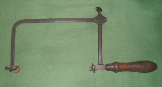 Vintage Coping Saw Unmarkd Wooden Handled Jewelers,  Coping,  Fret,  Saw
