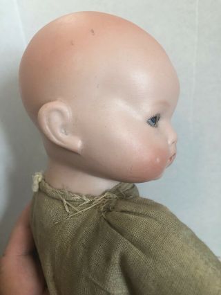 Antique 1925 Armand Marseille 13” Baby Phyllis Doll German Bisque Head Comp Hand 6