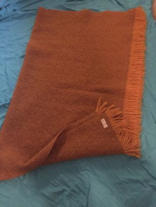Vintage Pendleton Wool Blanket Throw