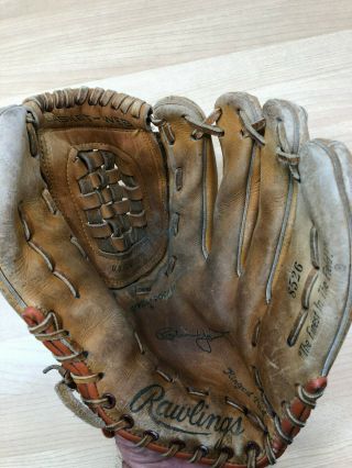 Vintage Rawlings Robin Yount Model 8526 Rht 12.  5 " Baseball / Softball Glove