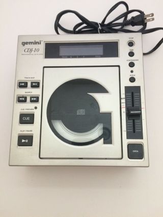 Gemini Cdj - 10 Professional Cd Player Vintage
