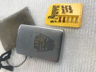 Vintage 1950s Zippo Ford Steel Division Safety Award Lighter