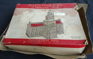 Vintage O Gauge Plasticville Hall Ph - 1 In The Box