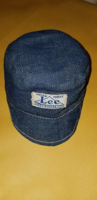 Vintage Buddy Lee Doll Union Made Denim Hat Only 1950s.