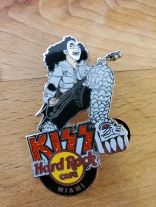 Hard Rock Cafe Pin Kiss Gene Simmons Demon Miami 2005 Vintage