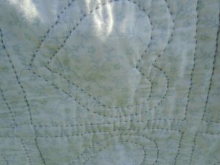 Vintage All Hand Made Quilt 7 ' X 7 ' 1  My Heart 