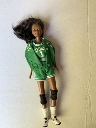 Vintage Boston Celtics Barbie Movable Joints African American