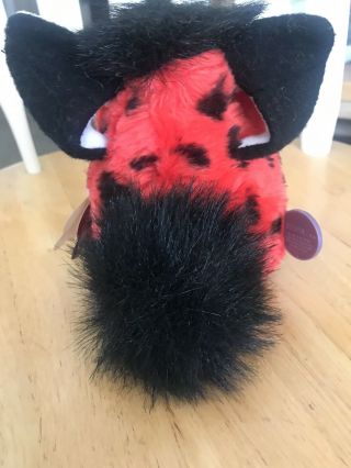 1999 Furby Toy Tiger Red And Black Spots Vintage 70 - 800 Ladybug 5