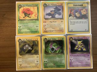 Vintage Pokemon Cards,  Team Rocket Holos And Non Holos