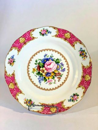 Vintage Royal Albert England Dinner Plate Lady Carlyle