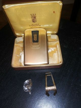 Vintage Zenith Miniature 75 Hearing Aid With Case Collectable Medical Device