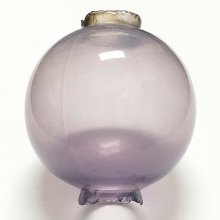Vintage/antique Glass Lightning Rod Ball (purple)