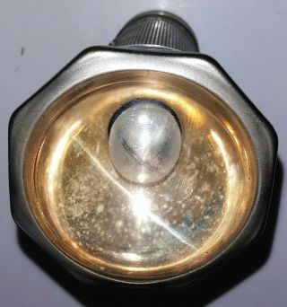 Vintage prewar Yale Flashlight Art deco Glass Lens battery 2