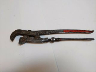 Vintage Rheidco 107a Adjustable Pipe Wrench Tool Germany