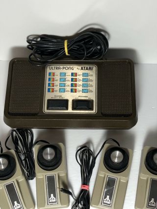 1977 Atari Ultra Pong Doubles - VINTAGE,  Model C - 402,  w/ Controllers 4