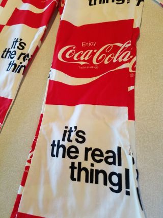 Vintage 1970s Coca - Cola Coke It ' s The Real Thing Drawstring Bell Bottom Pants 2