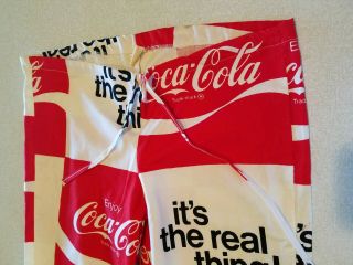 Vintage 1970s Coca - Cola Coke It ' s The Real Thing Drawstring Bell Bottom Pants 3
