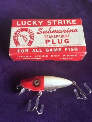 Lucky Strike Submarine Plug,  Box