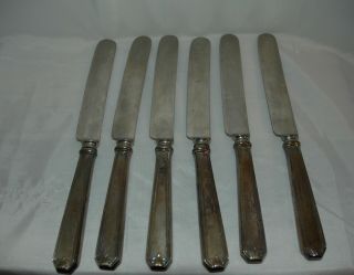 Vintage Sterling Set Of Knives La Tema