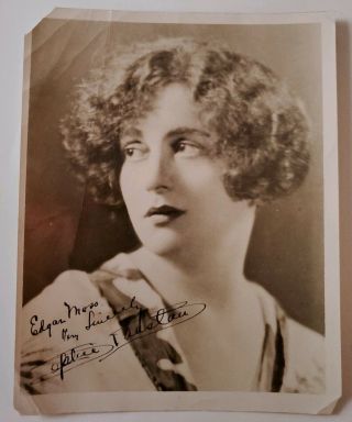 Sophie Braslau Very Rare Signed Vintage 8x10 Photo,  Opera Contralto