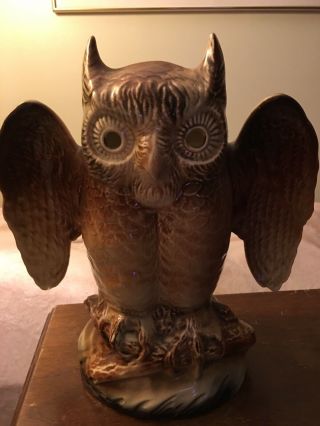 Vintage Owl TV Lamp 2