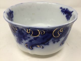 Vintage Arygle England Flow Blue Bowl (3” X 5.  5”diameter)