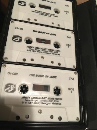 Vintage Jimmy Swaggart 6 Cassette Tape Set “The Book Of Jude” AudioBook 2