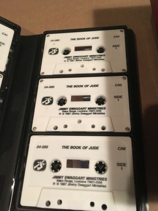 Vintage Jimmy Swaggart 6 Cassette Tape Set “The Book Of Jude” AudioBook 3